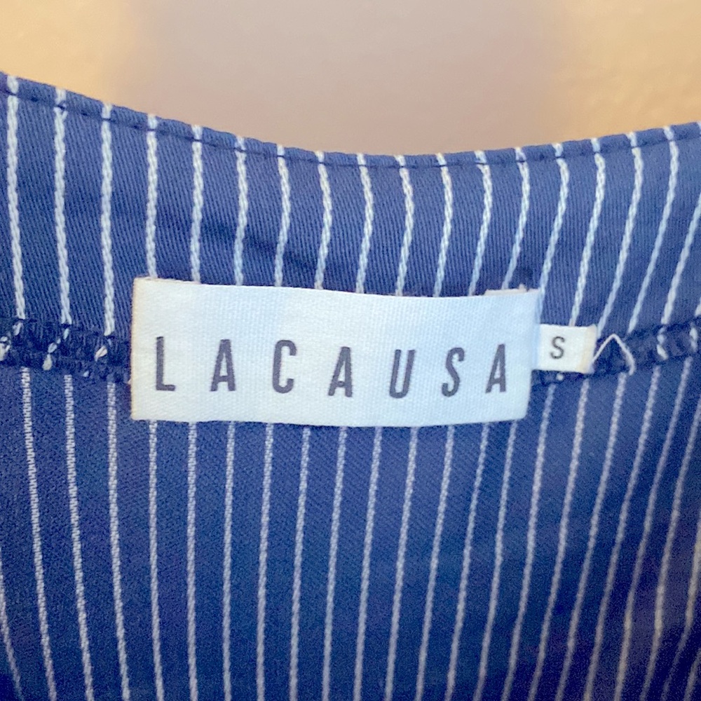 Lacausa Harper striped Overalls S - Picture 10 of 12